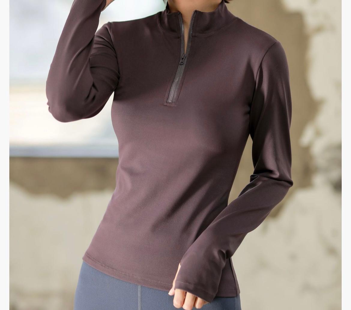 Veste de yoga à manches longues, idéale pour les activités de plein air, le fitness et les sorties