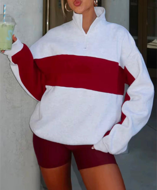 Pull polo femme