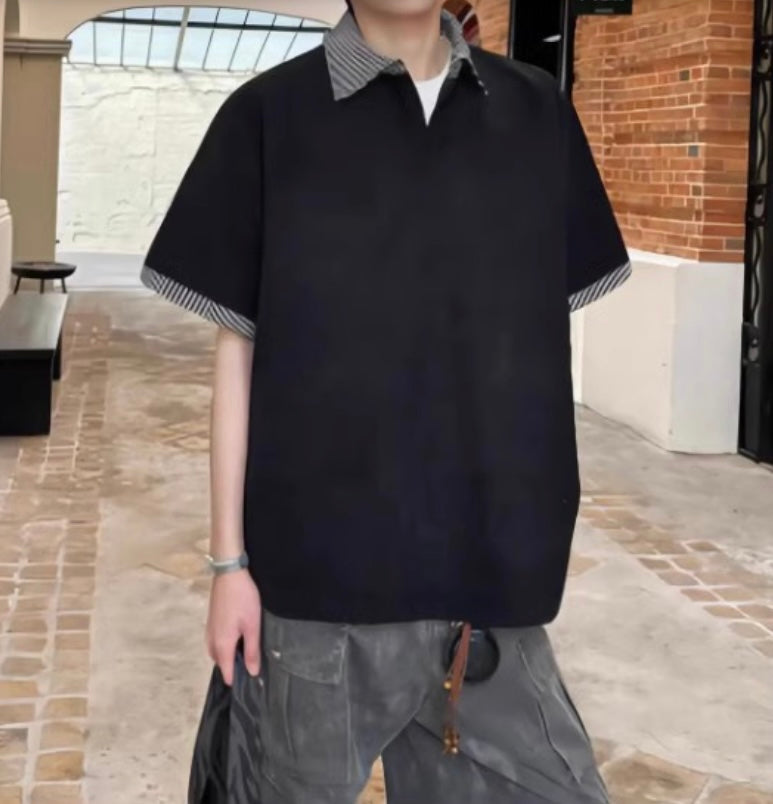 Polo à coupe oversize homme