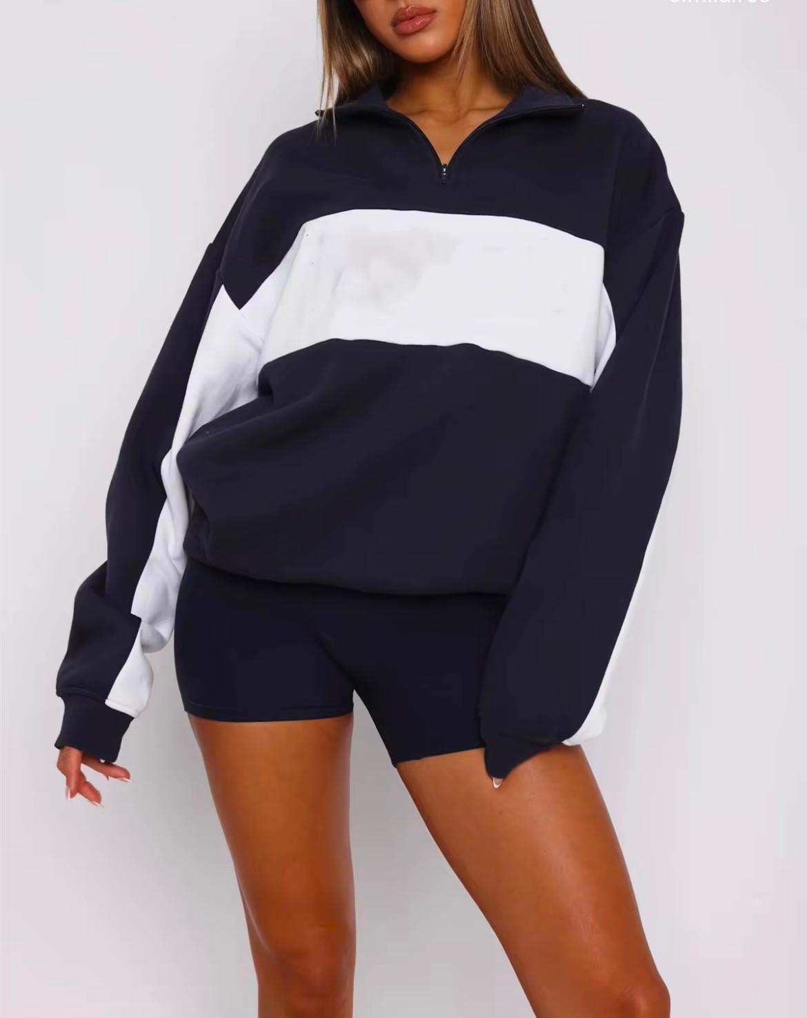 Pull polo femme